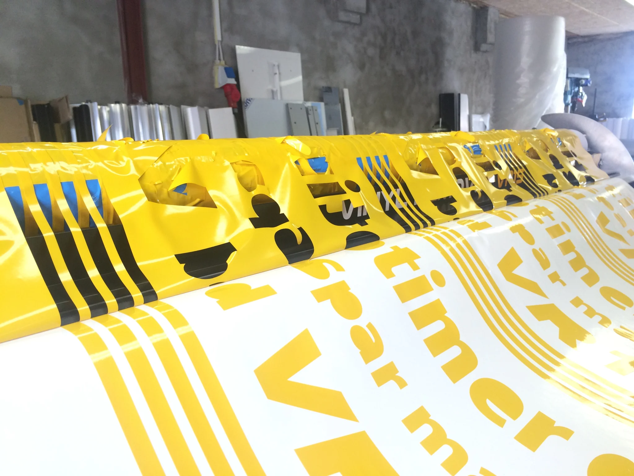 VR15 yellow stripped